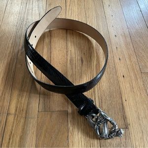 Vintage Brighton Collection Holiday Signature Series 1998 Belt | Black | Size L